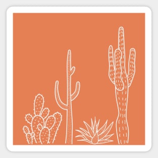 Cactus illustration Magnet